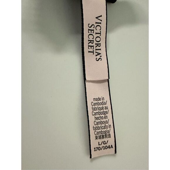 NWOT Victoria's Secret Very Sexy Wicked French Maid Babydoll Lingerie Black Larg - Picture 5 of 5